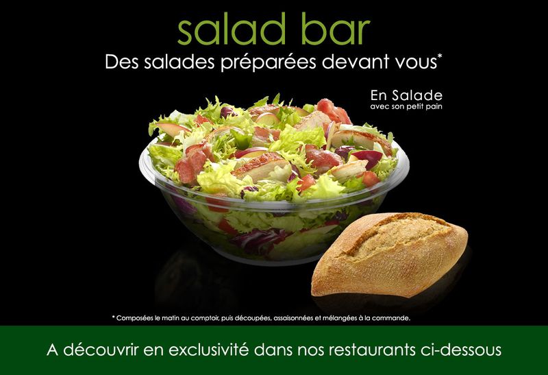 Mcdonald's la garde salad'bar